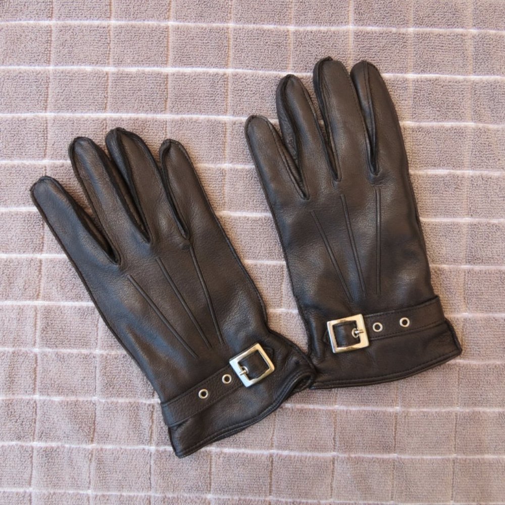 Filio Ladies Gloves, Leather and Cashmere, Small